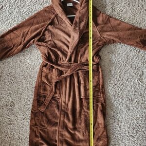 Cozy Brown Hooded Robe